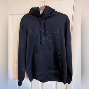 Large Reebok Navy Hoodie for Men